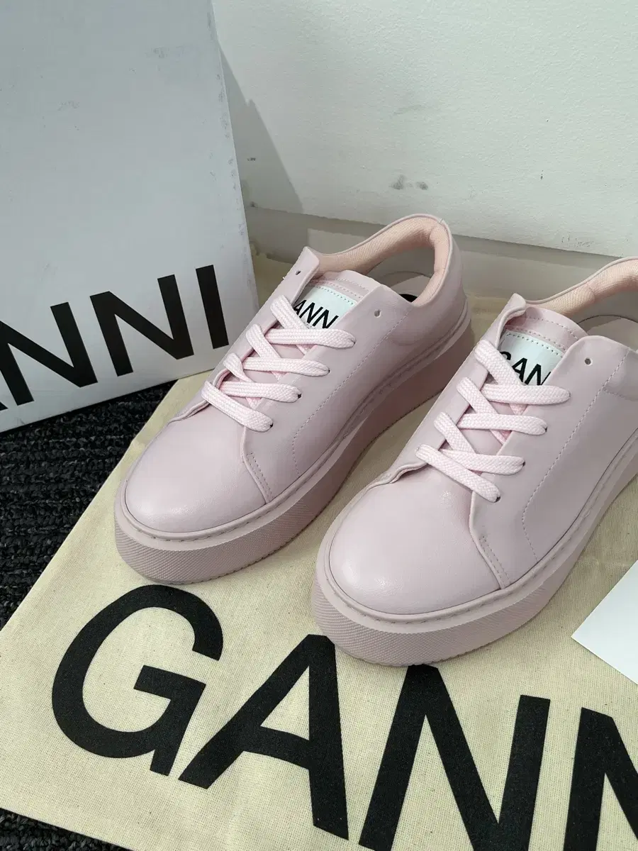 GANNI ピンク スニーカー　38 17519744UT_14_f.jpg